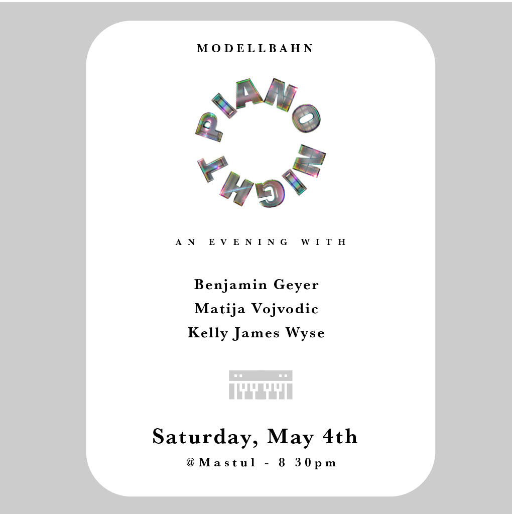 Modellbahn Piano Night