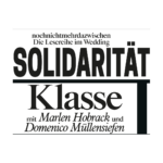 27.01. | Lesung: nochnichtmehrdazwischen. Solidarität | Klasse