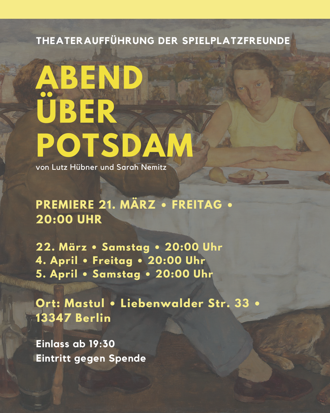 Premiere: Abend über Potsdam